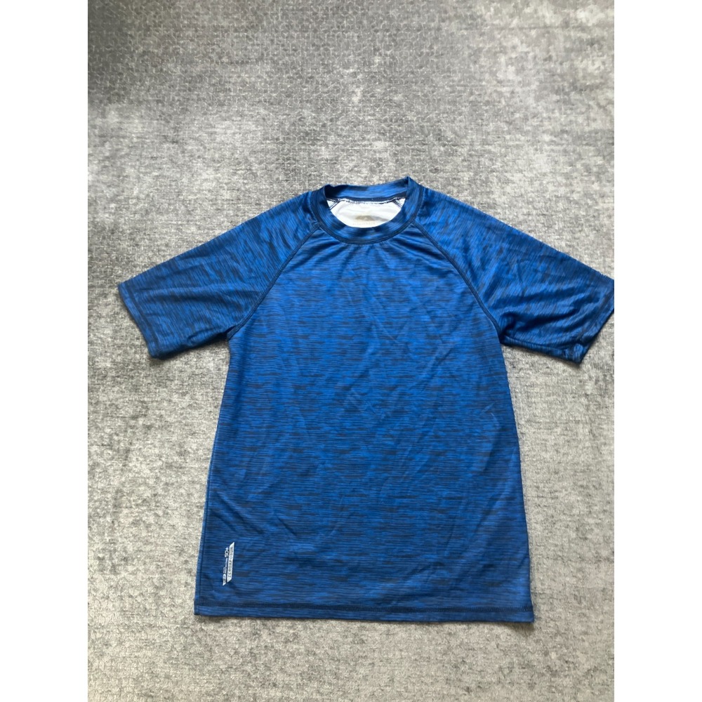 Zeroxposur T-Shirt Mens Small Blue Space Dye UPF 50+ Sun Protection Activewear